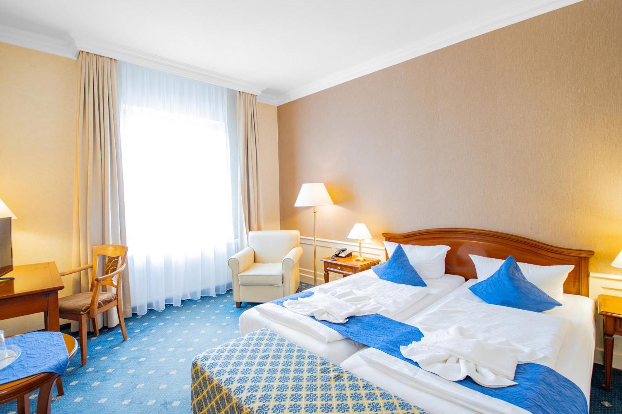 Seehotel Grossraeschen Esterno foto